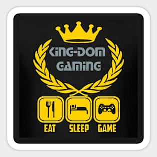 k1ng-dom Gaming Shirt Sticker